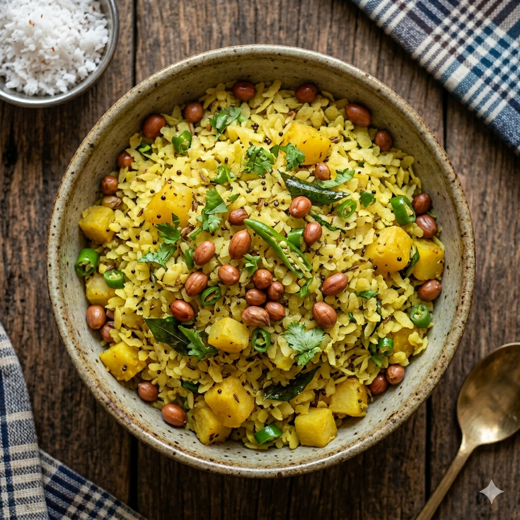 Batata Poha (Aloo Poha)